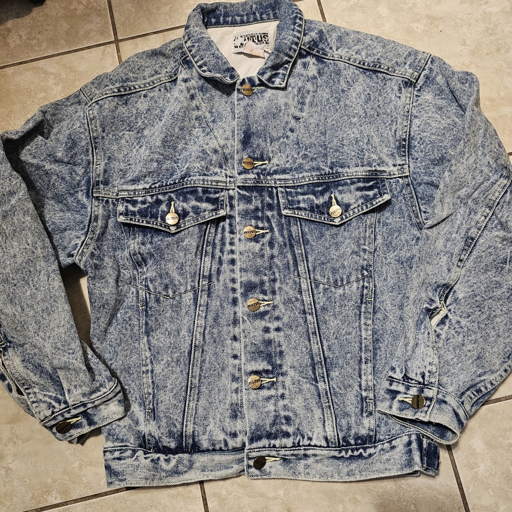 FUBU Light Wash Denim Jacket